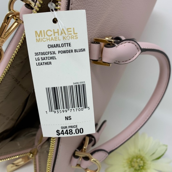 Michael Kors Charlotte Large Satchel - Picture 7 of 9